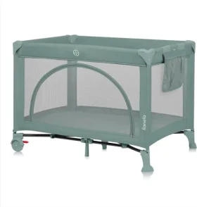 Lionelo Postieľka cestovná Laura Green Sage / do 15 kg (LO-LAURA GREEN SAGE)