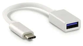 LMP adaptér USB-C na USB-A strieborná / Adaptér / hliníkové telo (16089)