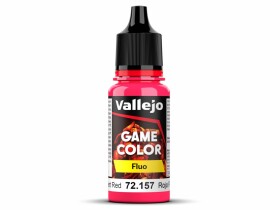 Farba Vallejo 72157 Fluorescent Red (18 ml)
