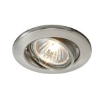 Deko Light Einauring 89 GU10 110034 krúžok pre stropnú montáž LED , halogénová žiarovka GU10 35 W strieborná; 110034