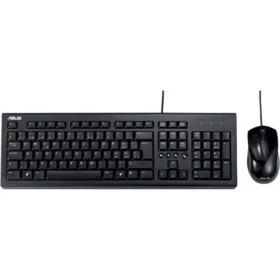 Asus U2000 čierna / Set klávesnica + myš / CZ layout / USB-A / 1000 DPI (90-XB1000KM001R0-)
