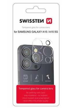 Swissten Ochranné sklo šošoviek fotoaparátu pre Samsung Galaxy A15/A15 5G (94500214)