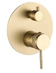 REA - Podomietková sprchová sada Lungo Grip Gold Brush + BOX REA-P8950