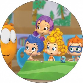 Jedlý papier Bubble Guppies - kamaráti, 19,5 cm - Pictu Hap