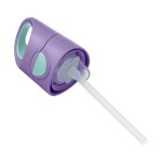 B.box Fľaša na pitie so slamkou 450 ml - lilac pop EUR