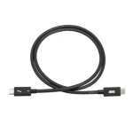 OWC kábel Thunderbolt 4 (0.7m) čierna / 2x USB 3.0 Typ-C (samec) s podporou TB4 (OWCCBLTB4C0.7M)