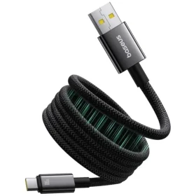 Baseus Tungsten (P10319805111-02) Magnetický nabíjací kábel USB-A/USB-C 100W 1m čierna (P10319805111-02)