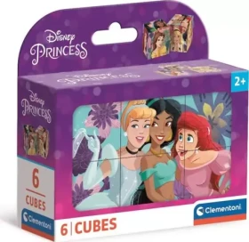 Clementoni obrázkové kocky Disney princeznej