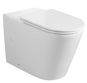 SAPHO - AVIS Vortex Rimless WC misa pre kombi, spodný/zadný odpad, biela PC106-111