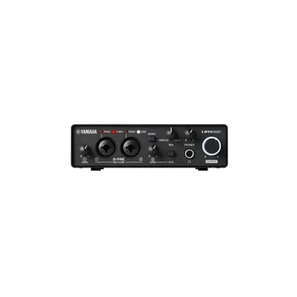 Yamaha URX22C čierna / Audio / MIDI rozhranie / USB 3.0 / 2x XLR combo / 32 bit / 192 kHz (VHX7540)