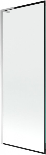 MEXEN/S - Next L vaňová zástena FIX 70 x 150, čierna vzor, chróm 895-070-000-03-70-01