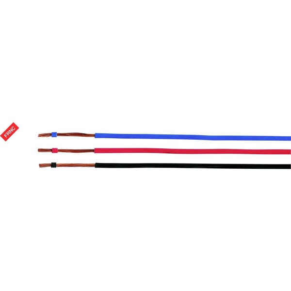 HELU 51400-100 jeden drôt, H05Z-K, 1 x 1 mm², červenobiela, 100 m; 51400-100