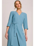 Šaty S396 tyrkysovo modré - Stylove M