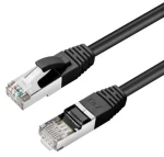 MicroConnect CAT6a S/FTP 3m černá / Síťový kabel / RJ-45 / PoE / LSZH (MC-SFTP6A03S)