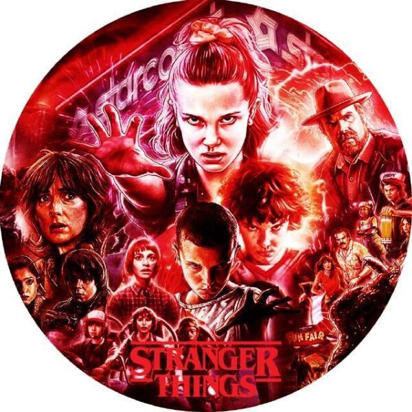 Jedlý papier Stranger Things 19,5 cm - Pictu Hap - Pictu Hap