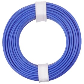 Donau Elektronik 150-012 opletenie / lanko, 1 x 0.50 mm², modrá, 10 m; 150-012