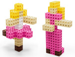 Mamido Farebné kocky Cube Pink Meli 100 dielov ZA5667