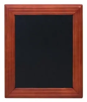 Securit Universal Tabuľa na popis kriedou mahagóny / Nástenná tabuľa / 30x40 cm / Lakovaná (WBU-M-30)