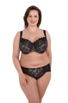SOFT CHANTAL MAXI PODPRSENKA 534 BLACK černá ažurová výzdoba 105G