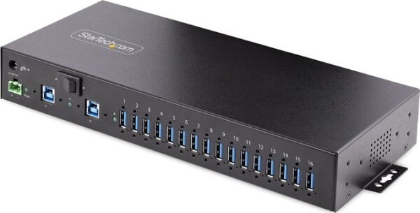 TRITON StarTech 5G16AINDS-USB-A-HUB huby i koncentratory USB 3.2 Gen 1 (3.1 Gen 1) Type-B 5000 Mbit/s Čierny