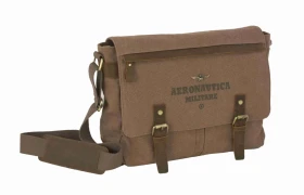 Taška messenger Aeronautica Militare Canvas AM-612-25 hnědá 13 L