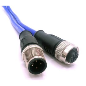 Mueller Electric C4AC81M005 konektor akčného / snímacieho člena, C4AC81M005, piny: 4, 5 m, 1 ks; C4AC81M005