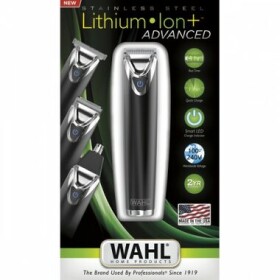 Wahl 9864-016 Stainless Steel Lithium Ion+ Advanced / multifunkčný zastrihávač / Šírka čepele: 30 mm / príslušenstvo (WHL-9864-016)