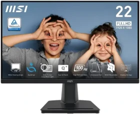 21.45" MSI PRE MP225V čierna / 1920 x 1080 / VA / 16:9 / 1ms / 4000:1 / 300cd-m2 / HDMI + VGA / VESA (PRO MP225V)