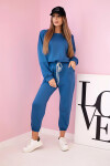 Súprava tepláky + nohavice z maslovej tkaniny denim UNI