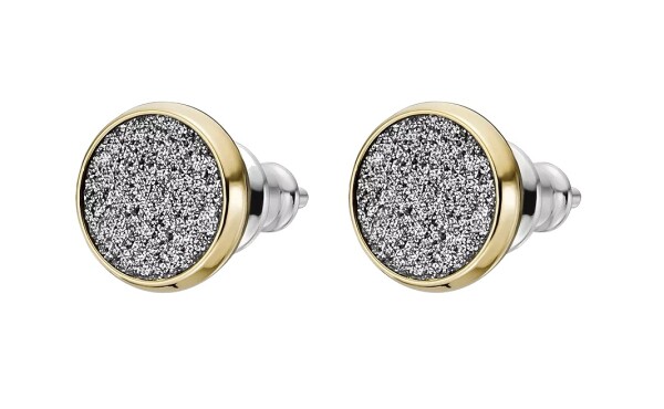 Fossil Blyštivé pozlátené náušnice kôstky Hazel JOF01039710