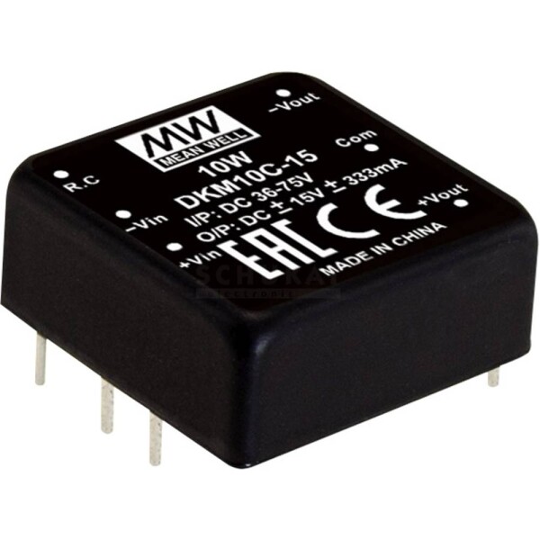 MEAN WELL DKM10E-12 DC / DC menič napätia, modul 416 mA 10 W Počet výstupov: 2 x; DKM10E-12