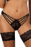 Dámske sexy tangá V-10088 Black - Axami XS-34 černá