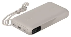 Belkin BOOST CHARGE 20000mAh piesková / Powerbanka / 20W PD / USB-C / s displejom (BPB028hqSD)