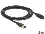 DeLock Kábel FireWire 9 pin (M) - 6 pin (M) 2m (82596)