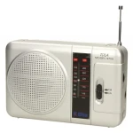 TOLA strieborná / Rádio / Prenosné (9708SIL)