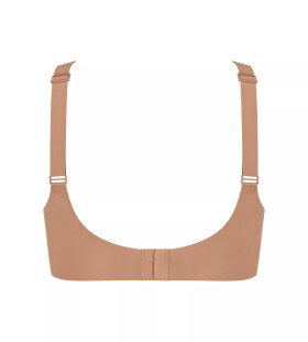 Dámska podprsenka ZERO Feel 2.0 Soft - BROWN - svetlohnedá 00CM - SLOGGI BROWN XL2