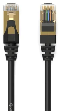 Orico PUG-C7 čierna / Sieťový kábel / CAT7 / RJ45 - RJ45 / 10Gbps / 3 m