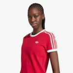 Tričko adidas Pinstripe Short Sleeve Slim Tee Team Victory Red/ White/ Team Victory Red XS