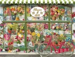 COBBLE HILL Puzzle Obchod s kvetinami a kaktusmi XL