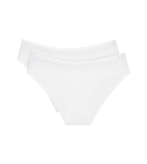Dámske nohavičky Feel Of Cotton Tai 2P - Triumph bílá (0003) 0042