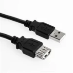 Sharkoon čierna / Predlžovací kábel / USB 2.0 / USB-A / 1 m (4044951015405)