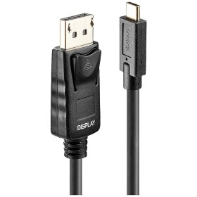 LINDY prepojovací kábel USB-C ® zástrčka, Konektor DisplayPort 10.00 m čierna 43307 4K UHD Kábel pre displeje USB-C®; 43307