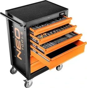 Neo Tools 84-221-9 / Dielenský vozík / 6 zásuviek / 149 dielov náradia