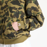 Mikina A BATHING APE 1St Camo Heavy Wash Cropped Fit Zip Hoodie UNISEX Green XL