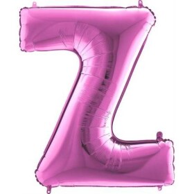 Nafukovací balónik písmeno Z ružové 102 cm - Grabo