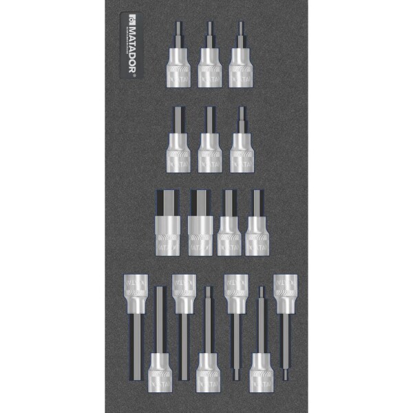 Matador Schraubwerkzeuge sada skrutkovačov, 1/2 (12.5 mm), 17-dielna, 81644078; 81644078