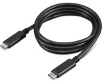 Lenovo Kábel USB-C(M) - USB-C(M) 1m čierna / 2x USB-C (M) / 100W @ 20V/5A / 10 Gbs (4X90U90619)