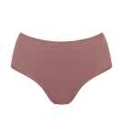 Dámske bavlnené midi nohavičky GO Daily 3P - BROWN - svetlohnedá 1141 - SLOGGI BROWN S