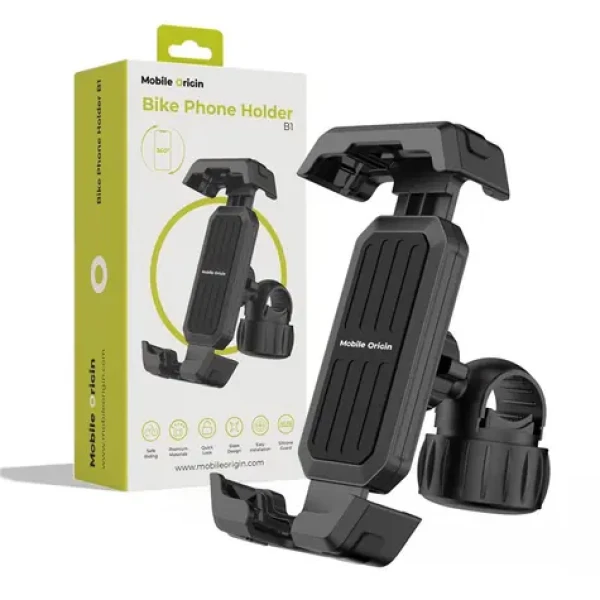 Mobile Origin Bike phone holder B1 čierna / držiak na bicykel (MO-BPH-B1)