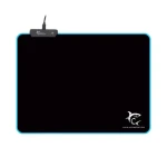 White Shark LED LUMINOUS L čierna / podložka pod myš / 350 x 250mm (LUMINOUS-350x250)